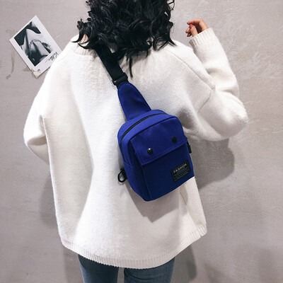 Chest bag female ins tide wild diagonal small bag 2019 new casual sports student bag simple canvas shoulder bag
Chest bag female ins tide wild diagonal small bag 2019 new casual sports student bag simple canvas shoulder bag