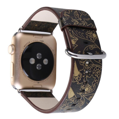 〖Follure〗Pteris Leather Strap Replacement Watch Band For Apple Watch 42mm
