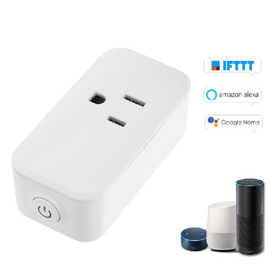 Mini WIFI Smart Socket Compact Size Rectangle Style with Bulgy OnOff Button Smart Alexa Outlet Support APP Remote Control Timing
Mini WIFI Smart Socket Compact Size Rectangle Style with Bulgy OnOff Button Smart Alexa Outlet Support APP Remote Control Timing