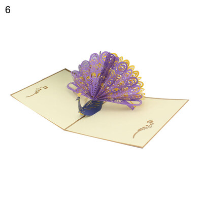 3D Pop Up Greeting Card Hollow Peacock Design Birthday Anniversary Easter Card
3D Pop Up Greeting Card Hollow Peacock Design Birthday Anniversary Easter Card