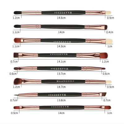 8PCS Double Head Makeup Brushes sets Professional Foundation Eyebrow Eyeliner Blush Cosmetic Concealer Brush Tools kits
8PCS Double Head Makeup Brushes sets Professional Foundation Eyebrow Eyeliner Blush Cosmetic Concealer Brush Tools kits