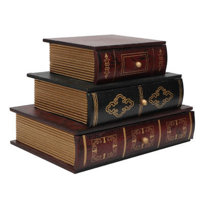 Greensen Retro Unique Book Shape Storage Drawers Box Craft Home Office Table Decoration
Greensen Retro Unique Book Shape Storage Drawers Box Craft Home Office Table Decoration