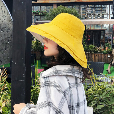 New eaves sunscreen female hat spring&autumn foldable cotton linen hat double-sided sunshade fisherman hat sun hat
New eaves sunscreen female hat spring&autumn foldable cotton linen hat double-sided sunshade fisherman hat sun hat