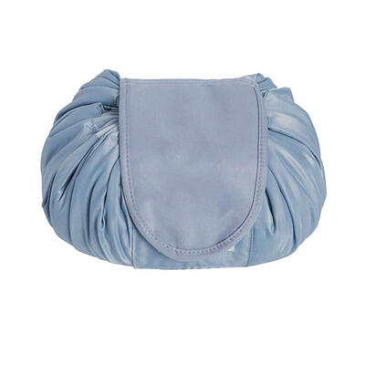 Large Capacity Drawstring Cosmetic Bag Portable Travel Pouch Storage Bag