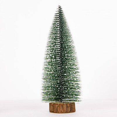 Christmas Snow Mini Tree Xmas Gift Holiday Festival Party Ornament Decoration