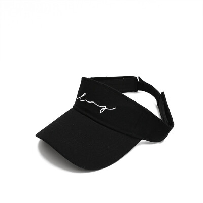 Empty top cap female Korean version of summer sun-shielding sun hat outdoor sports topless letter embroidered baseball cap man
Empty top cap female Korean version of summer sun-shielding sun hat outdoor sports topless letter embroidered baseball cap man