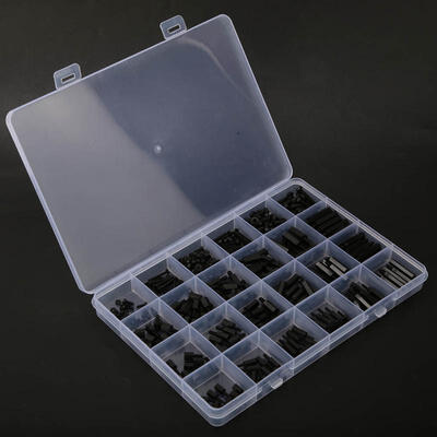 Greensen 360Pcs M2M25M3 Black Nylon Male-Female Hex Standoff Spacer Screw Nut Assortment Kit
Greensen 360Pcs M2M25M3 Black Nylon Male-Female Hex Standoff Spacer Screw Nut Assortment Kit