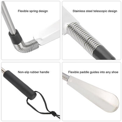 Greensen Portable Telescopic Extendable Shoe Horn Stainless Steel Collapsible Handled Shoe Accessories
Greensen Portable Telescopic Extendable Shoe Horn Stainless Steel Collapsible Handled Shoe Accessories