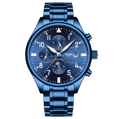 BOYZHE WL003-G Watch Brand Luminous Waterproof Business Full-automatic Mechanical Men Stainless Steel Wrist Watch with Gift Box
BOYZHE WL003-G Watch Brand Luminous Waterproof Business Full-automatic Mechanical Men Stainless Steel Wrist Watch with Gift Box