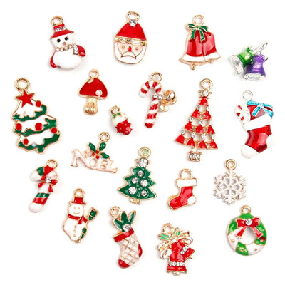 19pcspack Metal Alloy Mixed Christmas Charms Pendants Set DIY Making Accessories Decor Xmas gifts
19pcspack Metal Alloy Mixed Christmas Charms Pendants Set DIY Making Accessories Decor Xmas gifts