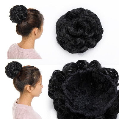 Messy Hair Bun Chignons Synthetic Hair Extensions Wavy Updo Scrunchy Hairpieces
Messy Hair Bun Chignons Synthetic Hair Extensions Wavy Updo Scrunchy Hairpieces