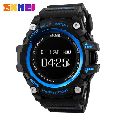 SKMEI Men Sports Watches Smart Digital Watch Bluetooth Pedometer Calorie Waterproof Fashion Wristwatches 1188
SKMEI Men Sports Watches Smart Digital Watch Bluetooth Pedometer Calorie Waterproof Fashion Wristwatches 1188
