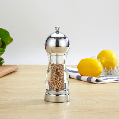 Pepper Grinder Manual Salt Pepper Grinder Portable Home Kitchen Spice Sauce Grinding Tool 100ML
Pepper Grinder Manual Salt Pepper Grinder Portable Home Kitchen Spice Sauce Grinding Tool 100ML