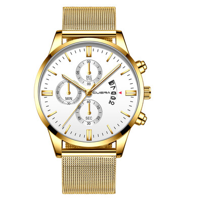Gobestart Mens Fashion Sport Stainless Steel Case Leather Band Quartz Analog Wrist Watch
Gobestart Mens Fashion Sport Stainless Steel Case Leather Band Quartz Analog Wrist Watch