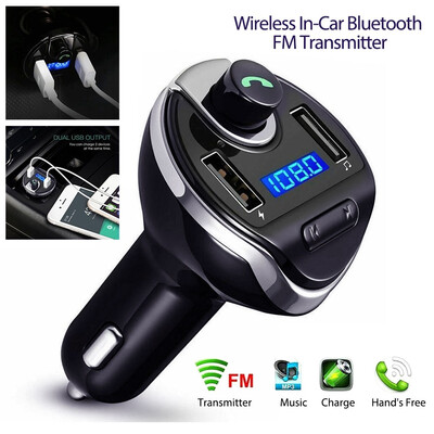 Bluetooth FM Transmitter for Car Hands free Universal Wireless In-car FM Modulator Kit
Bluetooth FM Transmitter for Car Hands free Universal Wireless In-car FM Modulator Kit