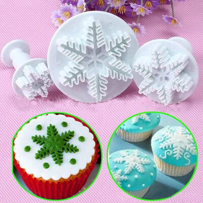 JPGIF 3Pcs Snowflake Cake Decorating Fondant Plunger Cutters Mold Mould Cookies Tools
JPGIF 3Pcs Snowflake Cake Decorating Fondant Plunger Cutters Mold Mould Cookies Tools