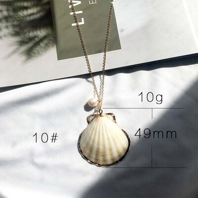 Fashion 1PC Conch Cowrie Shell Pendant Choker Necklace for Women Gold Color Chain Choker Necklace Beach Coin Long Collier
Fashion 1PC Conch Cowrie Shell Pendant Choker Necklace for Women Gold Color Chain Choker Necklace Beach Coin Long Collier