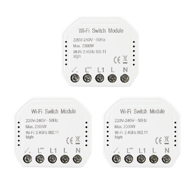 Wifi Intelligent Light Switch DIY Breaker Module APP Remote Control Works with Alexa Google Home
Wifi Intelligent Light Switch DIY Breaker Module APP Remote Control Works with Alexa Google Home