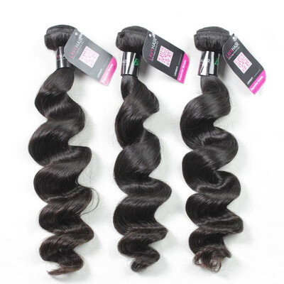 Superior Grade mix 3 or 4 bundles Brazilian loose wave Virgin Human hair extensions
Superior Grade mix 3 or 4 bundles Brazilian loose wave Virgin Human hair extensions