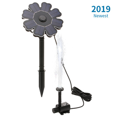 Solar Fountain Pump for Bird Bath 16W Flower Shaped Solar Panel with Stake Solar Powered Brushless Pump for Garden Pond Pool Tank
Solar Fountain Pump for Bird Bath 16W Flower Shaped Solar Panel with Stake Solar Powered Brushless Pump for Garden Pond Pool Tank