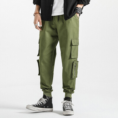 Gobestart Mens New Fashion Casual Straight Overalls Pocket Trousers Drawstring Pants 
Gobestart Mens New Fashion Casual Straight Overalls Pocket Trousers Drawstring Pants