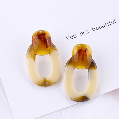 Flashbuy Acrylic Korean Resin Oval Drop Earrings For Women Geometric Acetic Acid Statement Earrings Wooden Party Jewelry
Flashbuy Acrylic Korean Resin Oval Drop Earrings For Women Geometric Acetic Acid Statement Earrings Wooden Party Jewelry