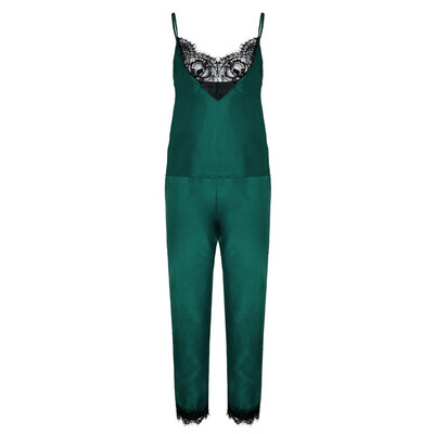 Toponeto New Women Stain Lace Lingerie Nightdress Pajamas Camisole Trousers Sleepwear Set
Toponeto New Women Stain Lace Lingerie Nightdress Pajamas Camisole Trousers Sleepwear Set