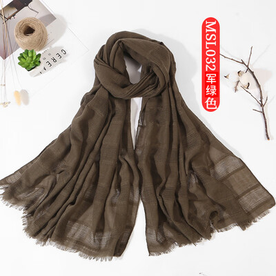 Spring new cotton&linen national wind solid color hollow scarf foreign trade Sen literary wind lady shawl
Spring new cotton&linen national wind solid color hollow scarf foreign trade Sen literary wind lady shawl