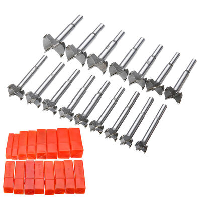 16X Forstner Woodworking Drill Bit Set Boring Hole Saw Cutter Wood Tools 15-35mm
16X Forstner Woodworking Drill Bit Set Boring Hole Saw Cutter Wood Tools 15-35mm