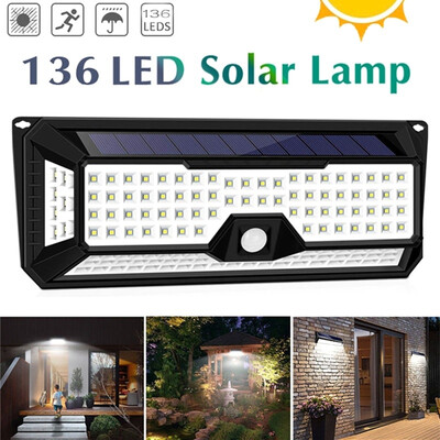 136LED Solar Lamp Outdoor Garden Yard Waterproof PIR Motion Sensor Night Light Security Pool Door Solar Lighting
136LED Solar Lamp Outdoor Garden Yard Waterproof PIR Motion Sensor Night Light Security Pool Door Solar Lighting