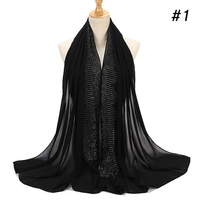 High quality hot drilling pearl chiffon Muslim lady Baotou headscarf wholesale cross-border quality source MSL081
High quality hot drilling pearl chiffon Muslim lady Baotou headscarf wholesale cross-border quality source MSL081