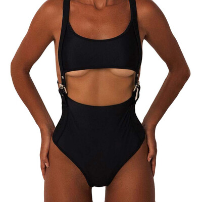 Roseonmyhand Women Rivet Hollow Out Jumpsuit Push-Up Padded Beach Bikini One Piece Swimwear
Roseonmyhand Women Rivet Hollow Out Jumpsuit Push-Up Padded Beach Bikini One Piece Swimwear