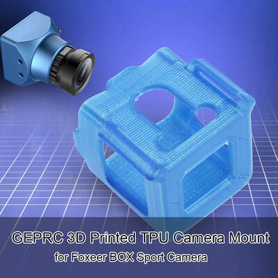 GEPRC 3D Printed TPU Camera Mount Camera Holder for Foxeer BOX Sport Camera for FPV Racer Drone
GEPRC 3D Printed TPU Camera Mount Camera Holder for Foxeer BOX Sport Camera for FPV Racer Drone