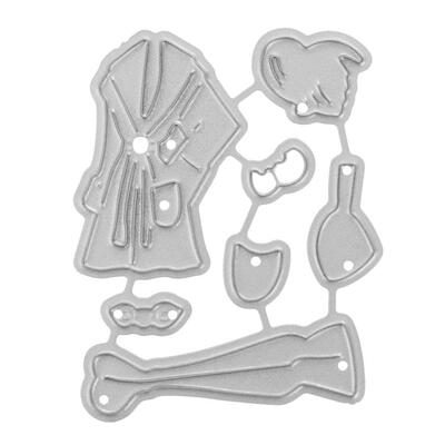 Dress DIY Craft Cutting Dies Stencils Scrapbook Embossing Album Card Gift