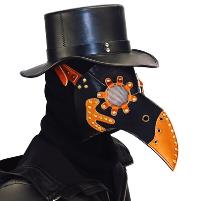 New Hot Plague Doctor Mask Beak Doctor Mask Long Nose Cosplay Fancy Mask Leather Halloween Party beak Mask Movie Theme Props
New Hot Plague Doctor Mask Beak Doctor Mask Long Nose Cosplay Fancy Mask Leather Halloween Party beak Mask Movie Theme Props