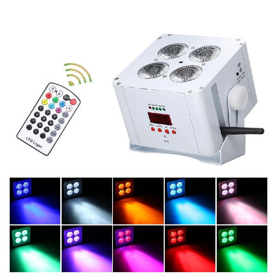 75W AC100-250V 4pcs 6 in 1 LEDs Stage Light RGBWAP Mixing Color 610 Channels Built-in 24G Wireless DMX512 Receiver&Rechargea
75W AC100-250V 4pcs 6 in 1 LEDs Stage Light RGBWAP Mixing Color 610 Channels Built-in 24G Wireless DMX512 Receiver&Rechargea