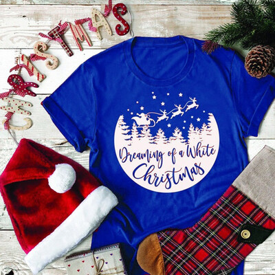 Tailored Womens Christmas Letter Printed Short Sleeve T-Shirt Tops Blouse
Tailored Womens Christmas Letter Printed Short Sleeve T-Shirt Tops Blouse