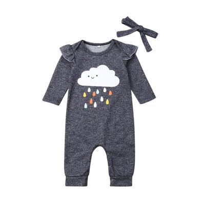 Infant Baby Boy Girl Romper Bodysuit Fall Long Sleeve Clouds One Piece Jumpsuit Headband Outfit Clothes
Infant Baby Boy Girl Romper Bodysuit Fall Long Sleeve Clouds One Piece Jumpsuit Headband Outfit Clothes