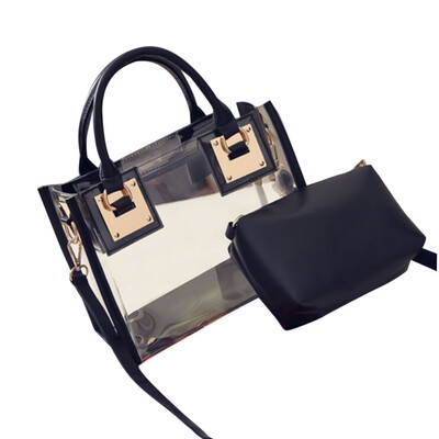 Women Clear Transparent Shoulder Bag Fashion Solid Zipper Phone Holder Bags Beach Handbag Sac A Main Femme 10
Women Clear Transparent Shoulder Bag Fashion Solid Zipper Phone Holder Bags Beach Handbag Sac A Main Femme 10