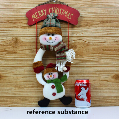 Santa Claus Pendant Snowman Shape Pendant Christmas Ornament Pendant Christmas Cloth Doll Santa Pendant Xmas christmas