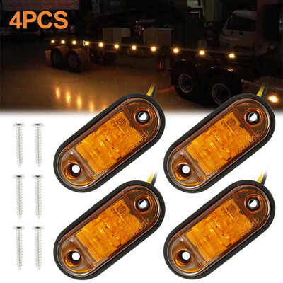4pcs LED Marker Lights Side Marker Lights for Trailer Trucks Caravan Side Clearance Marker Light
4pcs LED Marker Lights Side Marker Lights for Trailer Trucks Caravan Side Clearance Marker Light