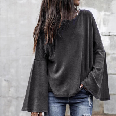 Tailored Women Ladies Autumn WinterSlim Solid O-Neck Long Flare Sleeve Blouse Tops Shirt
Tailored Women Ladies Autumn WinterSlim Solid O-Neck Long Flare Sleeve Blouse Tops Shirt