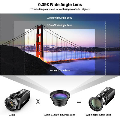 Andoer FHD 1080P Camecorder Digital Video Camera Infrared Night Vision 24MP 30" Rotating LCD Screen 16X Digital Zoom Remote Cont
Andoer FHD 1080P Camecorder Digital Video Camera Infrared Night Vision 24MP 30" Rotating LCD Screen 16X Digital Zoom Remote Cont