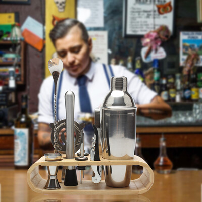 Siaonvr Bartender Kit 10pcs Cocktail Shaker Set Bar Tool Set With Stylish Bamboo Stand
Siaonvr Bartender Kit 10pcs Cocktail Shaker Set Bar Tool Set With Stylish Bamboo Stand