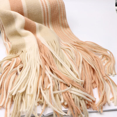 Korean version of womens autumn&winter new thick warm dual-use couple models scarf knit wool vertical strip color matching collar men
Korean version of womens autumn&winter new thick warm dual-use couple models scarf knit wool vertical strip color matching collar men