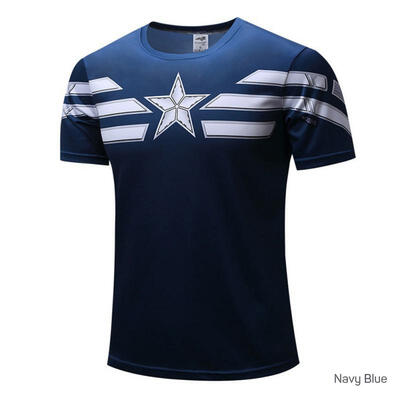 3D Digital Cartoon Captain America Printing Casual T-shirt Fashion Round Collar Short Sleeve T-shirts For Men
3D Digital Cartoon Captain America Printing Casual T-shirt Fashion Round Collar Short Sleeve T-shirts For Men