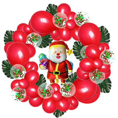 Creative 1 Set Diy Merry Christmas Santa Claus Foil Balloons Set For Xmas Christmas Party Home Decoration
Creative 1 Set Diy Merry Christmas Santa Claus Foil Balloons Set For Xmas Christmas Party Home Decoration