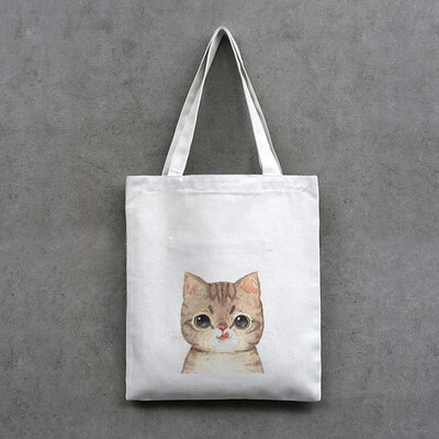 Women Cute Cat Printing Canvas Tote Girls Casual Shoulder Bags Large Capacity Shopping Bags Handbag Bolsos Mujer YJ
Women Cute Cat Printing Canvas Tote Girls Casual Shoulder Bags Large Capacity Shopping Bags Handbag Bolsos Mujer YJ