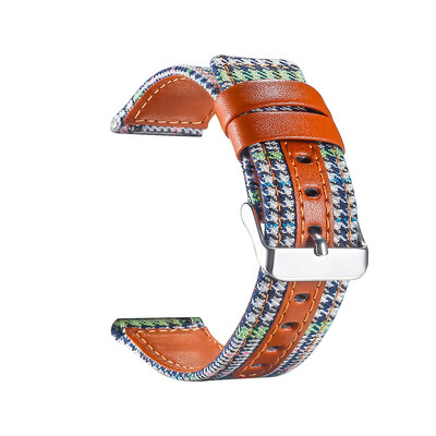 〖Follure〗Luxury Canvas Leather Watch Band Wrist Strap For Apple Watch Series 4 40MM
〖Follure〗Luxury Canvas Leather Watch Band Wrist Strap For Apple Watch Series 4 40MM