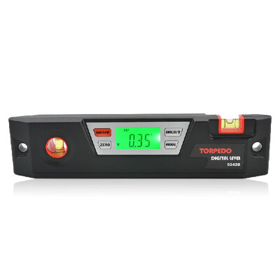 GemRed Digital Magnetic Level Digital Torpedo Level Protractor 360° LED Display with Backlight Magnet Base Audible Indicator
GemRed Digital Magnetic Level Digital Torpedo Level Protractor 360° LED Display with Backlight Magnet Base Audible Indicator